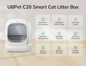Фото: Лоток UBPet C20 Smart Cat Litter Box (c20) № 10 | KTC