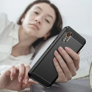 Фото: Чохол BeCover for Samsung Xcover 7 - Carbon Series Black (711892) № 4 | KTC