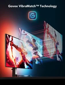 Фото: Набір адаптивного підсвічування Govee H6609 Gaming Light Strip G1 27-34 RGBIC (H6609312) № 8 | KTC