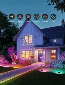 Фото: Настінний світильник Govee H8057 Outdoor FLood Lights 4pcs RGBICWW Wi-Fi/BT (H8057C11) № 4 | KTC