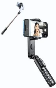 Фото: Стедікам RTAKO Q09 Mini Electric Gimbal Stabilizer with AR Detach Black (6975068272314) № 2 | KTC