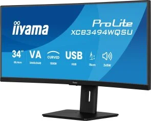Фото: Монітор iiyama XCB3494WQSU-B1 Black - 34" VA / 3440x1440 / 120 Гц / AMD FreeSync Premium / HAS № 4 | KTC