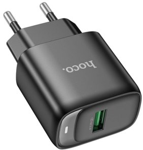 Зарядний пристрій Hoco C140A Smart 18W Black (6942007627788)
