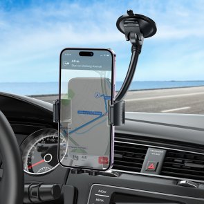 Автотримач Hoco H38 Cheetah car holder(windshield) Black