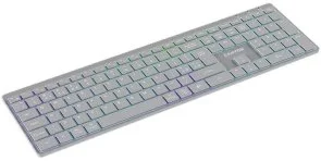 Фото: Клавіатура Canyon HKB-W11 UKR/ENG BT/WL Grey (CNS-HBTK11G) № 3 | KTC