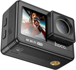 Фото: Екшн-камера Hoco DV102 4K Anti-Shake Sports Camera Black (6942007633352) № 2 | KTC