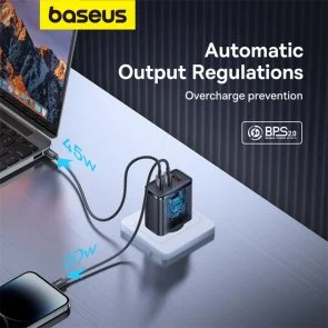 Фото: Зарядний пристрій Baseus Cube Pro 65W Black (P10152301113-00) № 11 | KTC