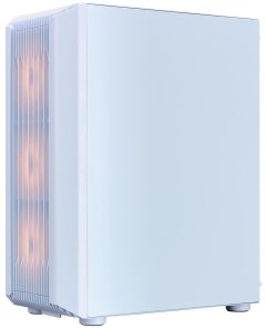 Корпус 1stPlayer H6-WH-4F7-W White wit window