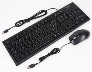 Комплект клавіатура+миша A4tech KRS-8572 Black