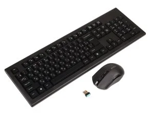 Фото: Комплект клавіатура+мишка A4tech 3000N Black № 2 | KTC