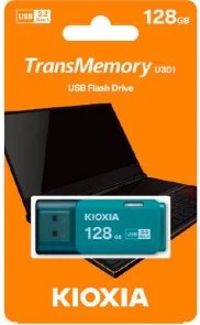 Фото: Флешка USB Kioxia TransMemory U301 128GB Light Blue (LU301L128GG4) № 2 | KTC