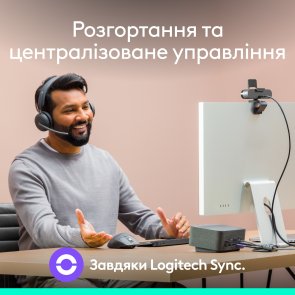 Web-камера, Logitech Brio 4K Ultra HD for Business, Graphite