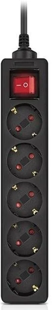 Фото: Мережевий фільтр Real-EL RS-Protect M 5/10m Black (EL122300037) № 4 | KTC