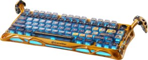 Клавіатура Gravastar Mercury K1 Pro 80key GravaStar x Kailh Speedy Mint Linear Switch WL/BT/USB Battle-Worn Yellow (GSK1PRO_YLW)