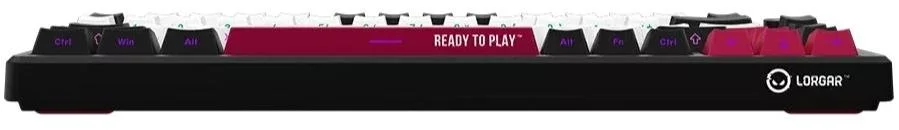 Фото: Клавіатура Lorgar KBP7075W Toxic Purple ENG WL/RT/USB Black (LRG-KBP7075W-BK-US) № 5 | KTC
