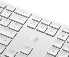 Комплект клавіатура+миша HP 650 Wireless White (4R016AA)