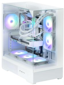 Корпус Zalman P40 Prism White with window (P40PRISMWHITE)