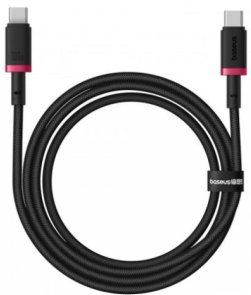 Кабель Baseus Dura Series 100W Type-C / Type-C 1m Black/Red (P10377803U01-01)