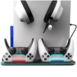 Фото: Підставка Canyon CS-51 RGB PS5 Slim/DE Charge Black (CND-CSPS5B-1) № 3 | KTC
