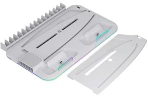 Фото: Підставка Canyon CS-51 RGB PS5 Slim/DE Charge White (CND-CSPS5W-1) № 5 | KTC
