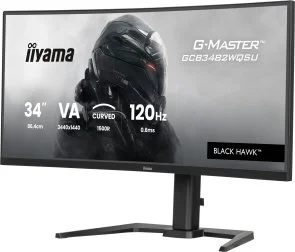 Фото: Монітор iiyama G-MASTER GCB3482WQSU-B1 - 34" VA / 3440x1440 / 120 Гц / AMD FreeSync Premium / HAS № 3 | KTC
