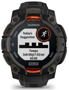 Смарт годинник Garmin Instinct 3 - 45 mm Solar Black with Black Band (010-02934-00)