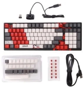 Фото: Клавіатура Bloody WS98 BLMS Red Plus Switch WL/BT/USB Naraka (WS98 Naraka) № 7 | KTC