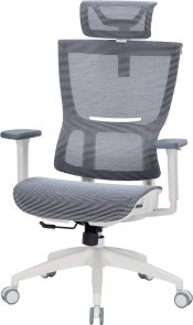 Крісло OfficePro Elegant OC660 White/Light Gray (OC660-W-LG-LG)