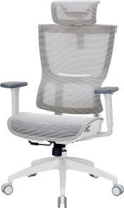Крісло OfficePro Elegant OC660 White/Dark Gray (OC660-W-DG-DG)