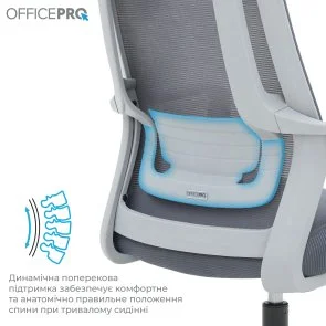 Фото: Крісло OfficePro Harmony OC310-G-G-G Gray № 9 | KTC