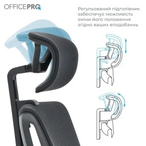 Фото: Крісло OfficePro Balance OC620 Black (OC620-B-B-B) № 11 | KTC