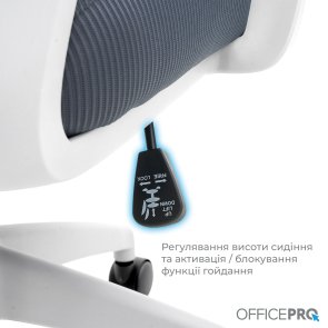 Крісло OfficePro Harmony OC310-W-LG-LG White/Light Gray