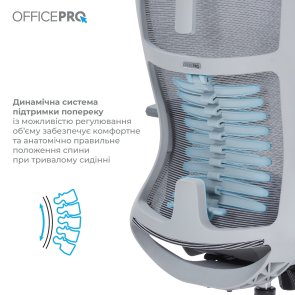 Крісло OfficePro Balance OC620 Gray/Dark Gray (OC620-G-DG-DG)