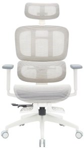 Крісло OfficePro Skyline Footrest OC750 White/Light Gray (OC750-W-LG-LG)