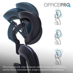 Крісло OfficePro Skyline OC580-B-B-B Black