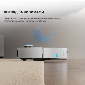 Робот-пилосос Dreame Robot Vacuum X50 Ultra White (1155350)