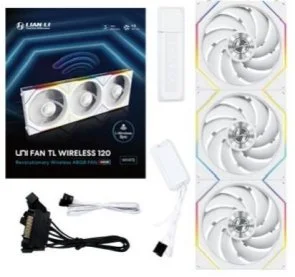 Фото: Кулер Lian-Li Uni Fan TL 120 Wireless White 3pcs (G99.12TL1W3W.00) № 3 | KTC