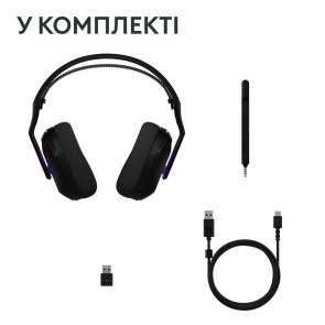Гарнітура Logitech G522 Lightspeed Black (981-001544)
