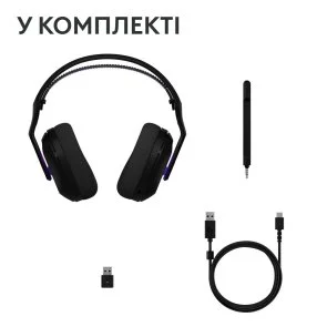 Фото: Гарнітура Logitech G522 Lightspeed Black (981-001544) № 9 | KTC