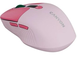 Миша Canyon MW-26 LCD Silent Dual Mode Wireless Pink (CNS-CMSW26P)