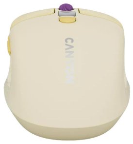 Миша Canyon MW-26 LCD Silent Dual Mode Wireless Yellow (CNS-CMSW26Y)