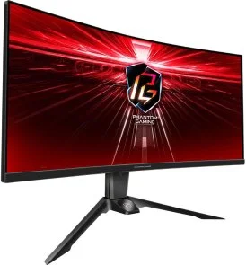 Фото: Монітор AsRock Phantom Gaming PG34WQ15R2B - 34" VA / 3440x1440 / 165 Гц / AMD FreeSync Premium / HAS № 3 | KTC