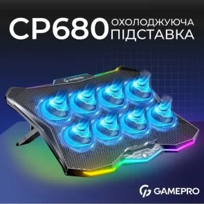 Фото: Підставка для ноутбука GamePro CP680 Black № 2 | KTC