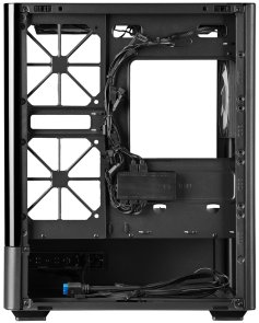 Корпус ProLogix Lumi GM-01AB Glass Black with window
