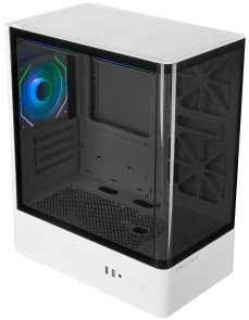 Корпус ProLogix Lumi GM-01AW Glass White with window