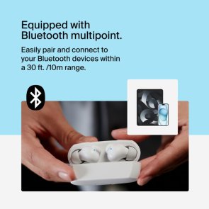 Навушники Belkin SoundForm Rhythm TWS White (AUC012BTWH)