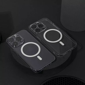Чохол Proove for Apple iPhone 16e - Crystal Case with Magnetic Ring Transparent (PCCCIP16E001)
