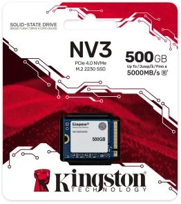 Фото: SSD-накопичувач Kingston NV3 2230 PCIe 4.0 x4 NVMe 500GB (SNV3SM3/500G) № 3 | KTC