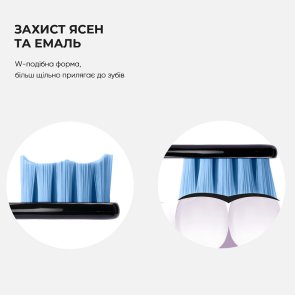 Насадка для зубної щітки Oclean Standard Clean PW07 Blue 2pcs (6970810551440)