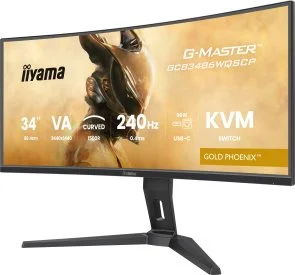 Фото: Монітор iiyama G-Master GCB3486WQSCP-B1 - 34" VA / 3440x1440 / 240 Гц / AMD FreeSync Premium / HAS № 4 | KTC